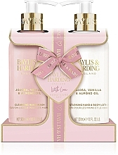 Fragrances, Perfumes, Cosmetics Set - Baylis & Harding Jojoba, Vanilla & Almond Oil (h/soap/300ml + h/b/lot/300ml)