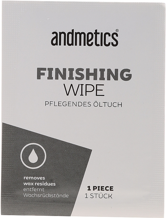 Body Wax Strips - Andmetics Body Wax Strips (strips/20pcs + wipes/2pcs) — photo N2