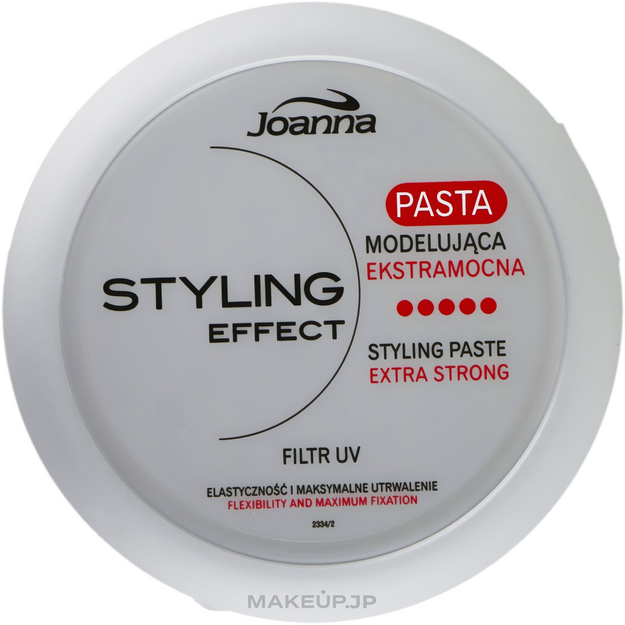 Modeling Hair Paste - Joanna Styling Effect Styling Paste Extra Strong — photo 90 g