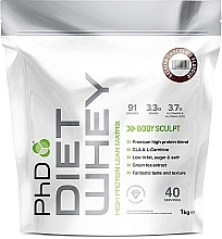 Protein Shake - PhD Diet Whey Belgian Chocolate — photo N1