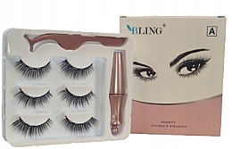 Fragrances, Perfumes, Cosmetics Magnetic Lashes Set - Bling A