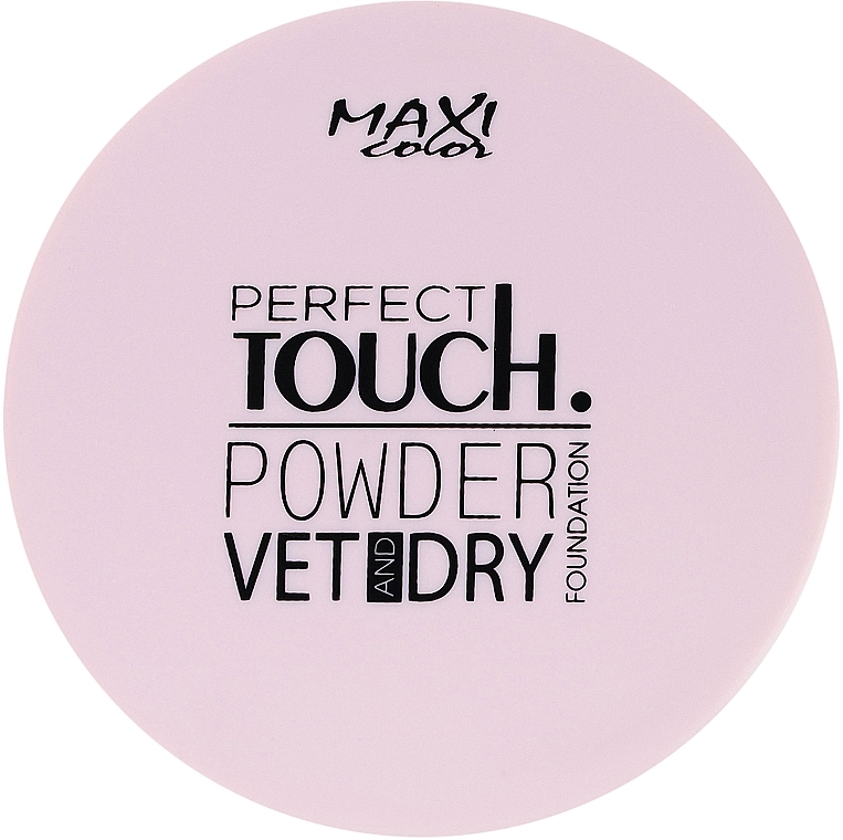 Face Powder - Maxi Color Perfect Touch Powder Vet And Dry — photo N2