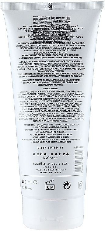Shampoo-Shower Gel - Acca Kappa White Moss Shampoo and Gel — photo N2