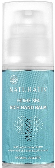 Hand Balm - Naturativ Rich Hand Balm Home Spa — photo N3