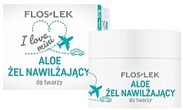 Fragrances, Perfumes, Cosmetics Moisturizing Aloe Face Gel - Floslek I Love Mini Aloe Facial Moisturising Gel