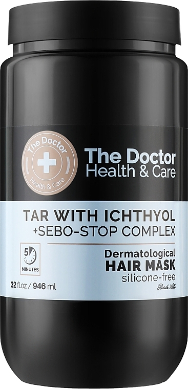 Tar & Ichtyol Hair Mask - Domashniy Doktor — photo N12