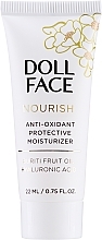 Fragrances, Perfumes, Cosmetics Antioxidant Face Lotion - Doll Face Nourish Anti-Oxidant Protective Moisturizer (mini size)