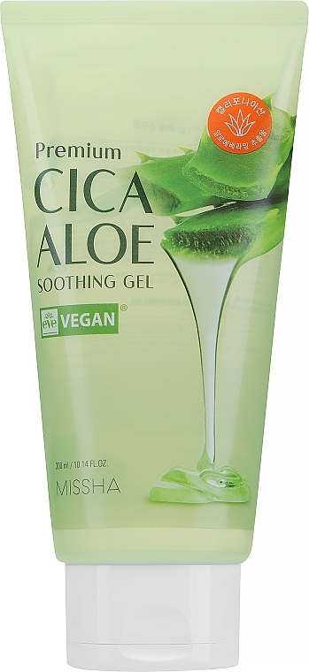 Aloe Vera Soothing Gel - Missha Premium Cat Aloe Soothing Gel (tube) — photo N1