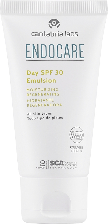 Face Cream Emulsion - Cantabria Labs Endocare Day SPF 30 — photo N1