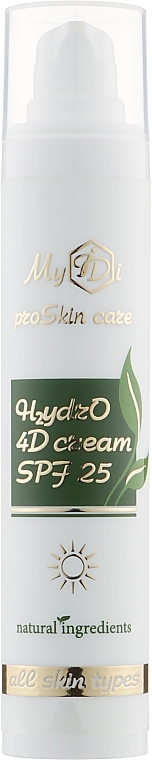 Moisturising 4D Face Cream - MyIDi H2ydrO 4D Cream SPF 25 — photo N2