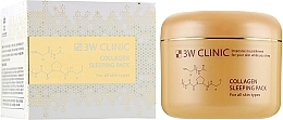 Fragrances, Perfumes, Cosmetics Moisturising Collagen Sleeping Mask - 3W Clinic Collagen Sleeping Pack