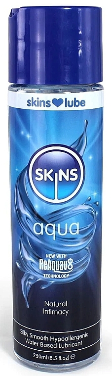 Water-Based Lubricant - Skins Aqua Sex Lube Water Based Lubricant — photo N2