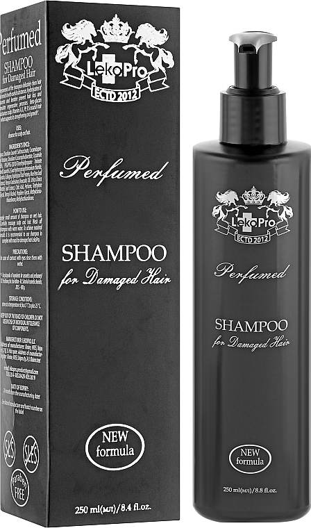 Perfumed Shampoo for Damaged Hair - LekoPro Perfumed Shampoo For Demaged Hair — photo N2