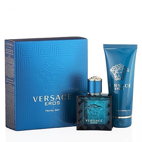 Versace Eros - Set (edt/50ml + sh/gel/100ml) — photo N2