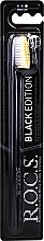 Fragrances, Perfumes, Cosmetics Black Edition Toothbrush, medium, yellow - R.O.C.S.