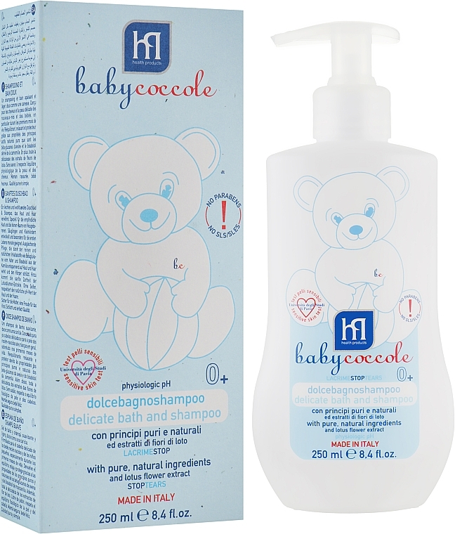 Gentle Moisturizing Bubble Bath - Babycoccole Delicate Bath & Shampoo — photo N1