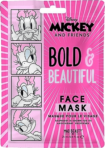 Daisy Raspberry Face Mask - Mad Beauty Mickey and Friends — photo N1