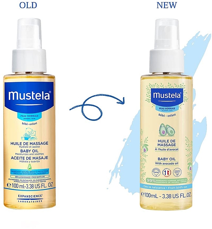 Massage Oil - Mustela Bebe Massage Oil — photo N4