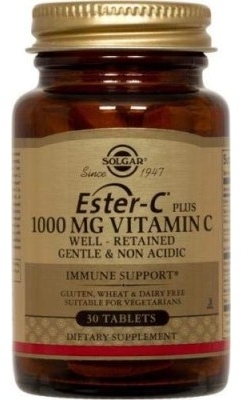 Vitamin C Dietary Supplement  - Solgar Ester-C Plus 1000 mg — photo 30 szt.