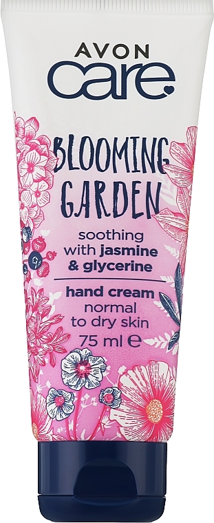 Smoothing Hand Cream "Jasmine & Glycerin" - Avon Blooming Garden Hand Cream — photo N3