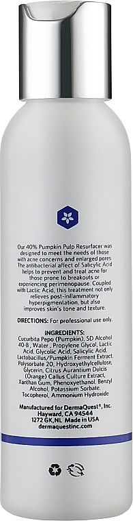 Pumpkin Pulp-Based Peeling Resurfacer, basic - Dermaquest Primary Pumpkin Resurfacer — photo N2