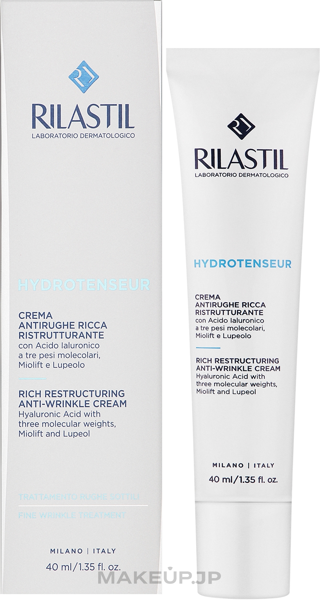 Rich Anti-Wrinkle Cream - Rilastil Hydrotenseur Rich Restructuring Anti-Wrinkle Cream — photo 40 ml