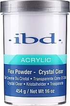Acrylic Powder, crystal clear - IBD Flex Powder Crystal Clear — photo N3