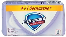 Fragrances, Perfumes, Cosmetics Antibacterial Soap Set "Delicate" - Safeguard Delicate