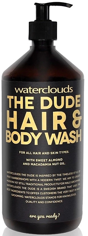 Shower Gel Shampoo - Waterclouds The Dude Hair And Body Wash — photo N2