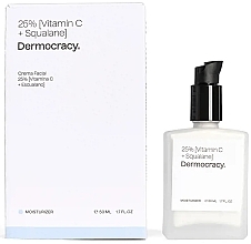 Fragrances, Perfumes, Cosmetics Face Cream - Dermocracy 25% Vitamin C Complex + Squalane Face Cream