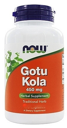 Capsules "Gotu Kola", 450 mg. - Now Foods Gotu Kola — photo N1