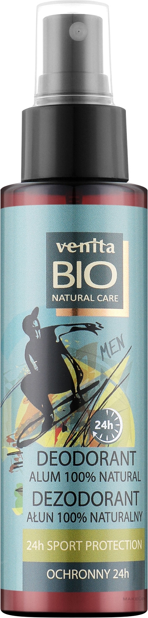 Men Deodorant - Venita Bio Natural Care Men 24h Sport Protection Deo — photo 100 ml