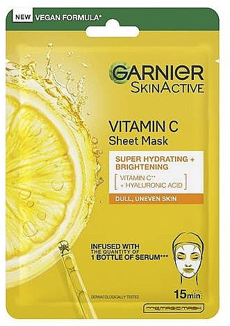 Vitamin C Sheet Mask - Garnier SkinActive Vitamin C Sheet Mask — photo N3