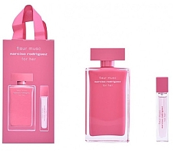 Fragrances, Perfumes, Cosmetics Narciso Rodriguez Fleur Musc - Set (edp/100ml + edp/mini/10ml)