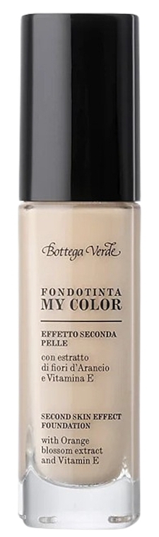 Foundation - Bottega Verde My Color Second Skin Effect Foundation With Orange Blossom Extract And Vitamin E — photo N1