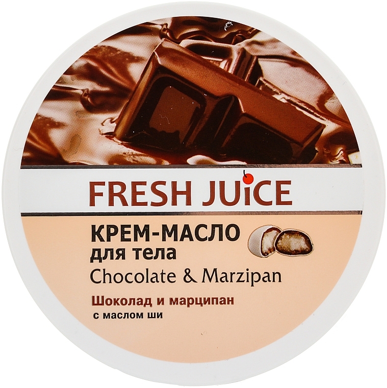 Body Cream with Shea Butter "Chocolate & Marzipan" - Fresh Juice Chocolate & Marzipan — photo N1