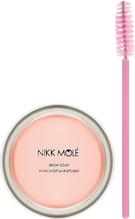 Brow Soap "Strawberry" - Nikk Mole Brow Soap Strawberry — photo N1