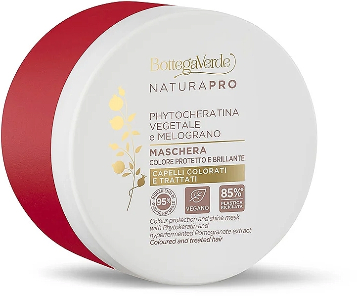 Hair Mask - Bottega Verde Natura Pro Pomegranate Extract Mask — photo N1