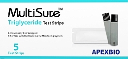 Triglyceride Test Strips - Diather Diagnostics & Therapy Multisure GCTU — photo N1