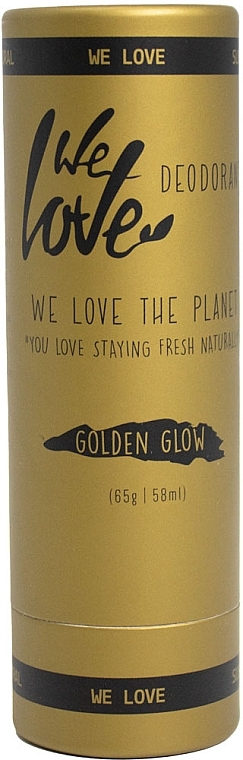 Golden Glow Solid Deodorant - We Love The Planet Deodorant Stick — photo N1