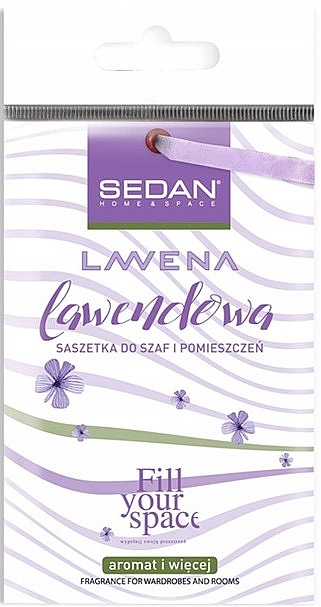Lavender Aromatic Wardrobe Sachet, 1 line - Sedan Lavena — photo N1