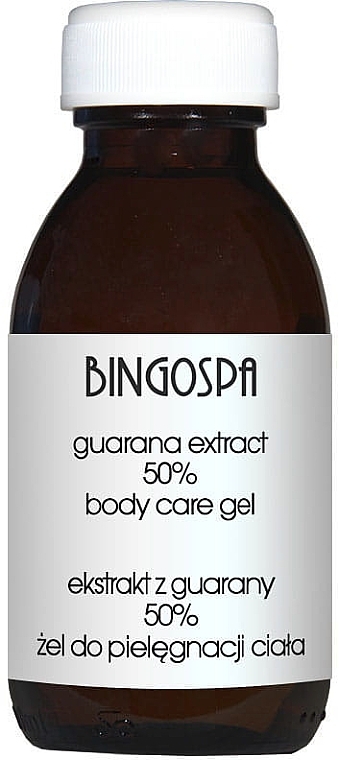 Guarana Extract Body Gel - Bingo Spa Guarana Extract 50% Body Care Gel — photo N3