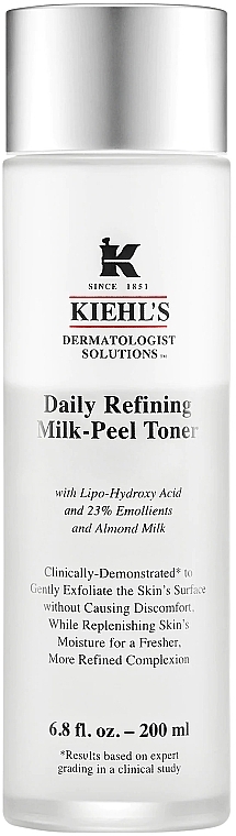 Daily Milk-Peel Toner - Kiehl`s Dermatologist Solutions Daily Refining Milk-Peel Toner — photo N1