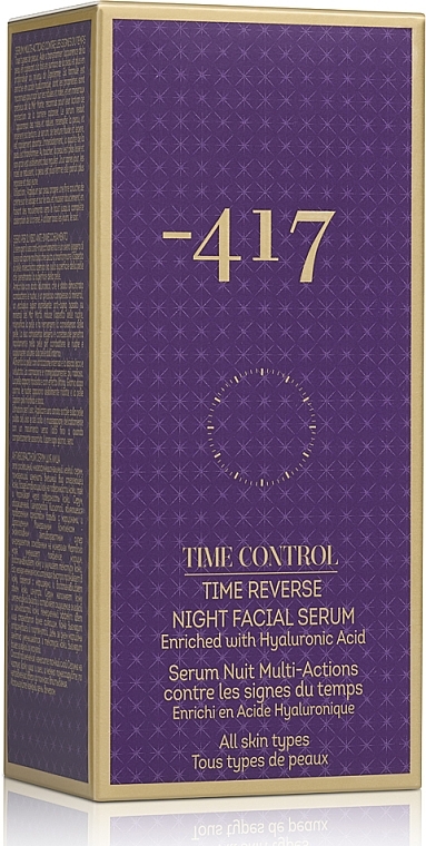 Night Rejuvenating Face Serum 'Age Control' - -417 Time Control Collection Time Reverse Night Facial Serum — photo N3