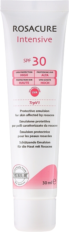 Protective Emulsion for Sensitive Skin Prone to Redness SPF30 - Synchroline Rosacure Intensive — photo N2