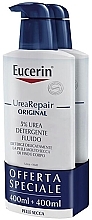 Fragrances, Perfumes, Cosmetics Set - Eucerin UreaRepair Fluid Cleanser 5% Urea (h/fluid/2*400ml)