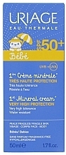 Baby Sunscreen Cream - Uriage Baby 1st Mineral Cream SPF 50+ — photo N2