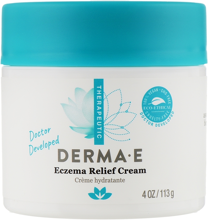 Anti Eczema & Psoriasis Cream - Derma E Therapeutic Topicals Psorzema Cream — photo N1