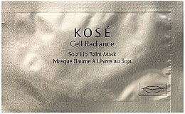 Fragrances, Perfumes, Cosmetics Lip Balm Mask - Kose Cell Radiance Soja Lip Balm Mask