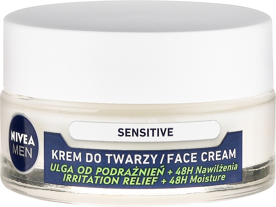 Men Intensive Moisturizing Cream for Sensitive Skin - Nivea Intensively Moisturizing Cream Men Sensitive Skin — photo N7